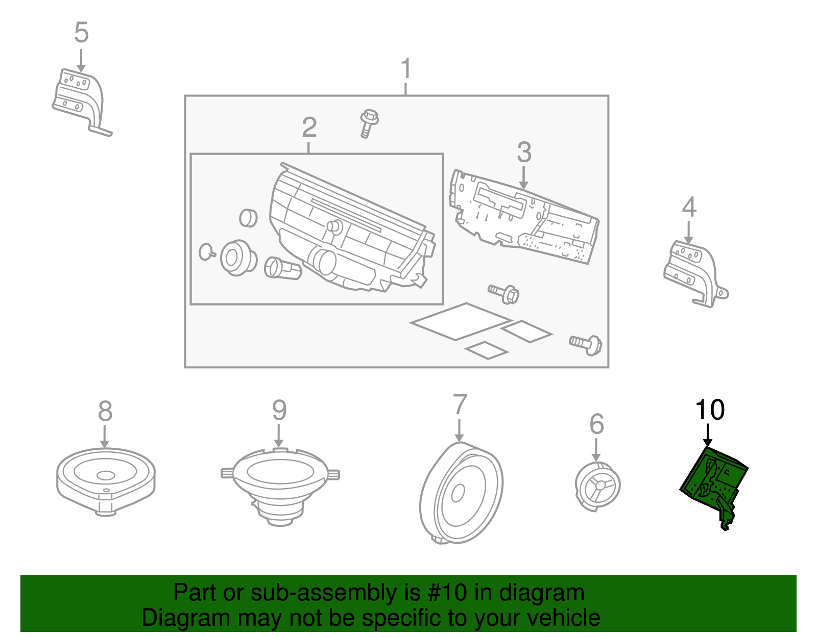 39186-TE0-A01 - Amplifier 2008-2012 Honda Accord | Honda Parts Online