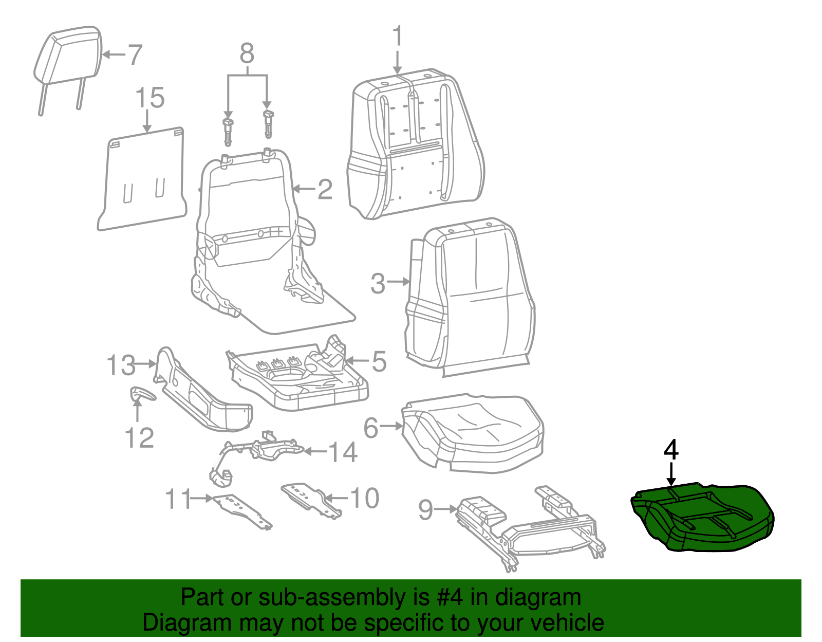 Airbag Front Passenger Presence Module, Remanufactured - GM (19258124)