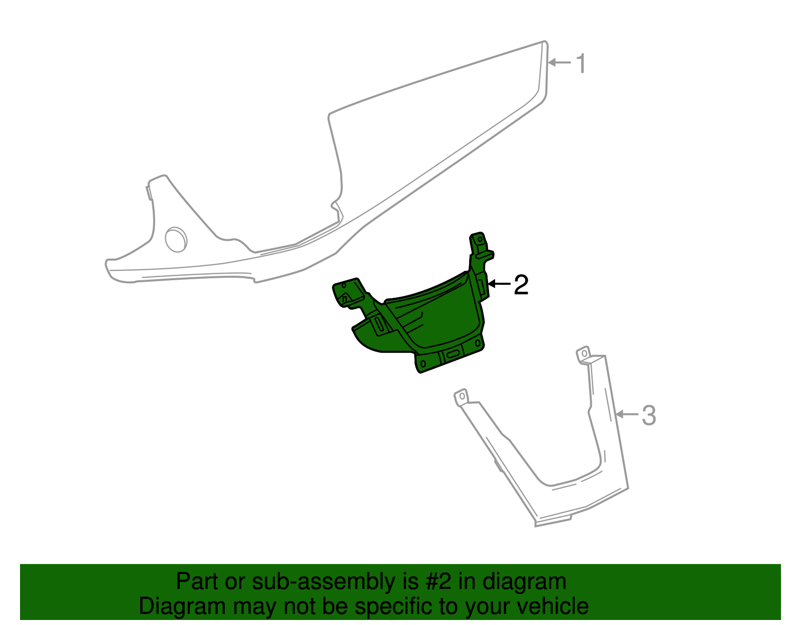 Jet Black Instrument Panel Center Compartment - Cadillac (84147533)