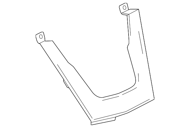 Dark Titanium Instrument Panel Lower Center Trim Panel - Cadillac (84138211)