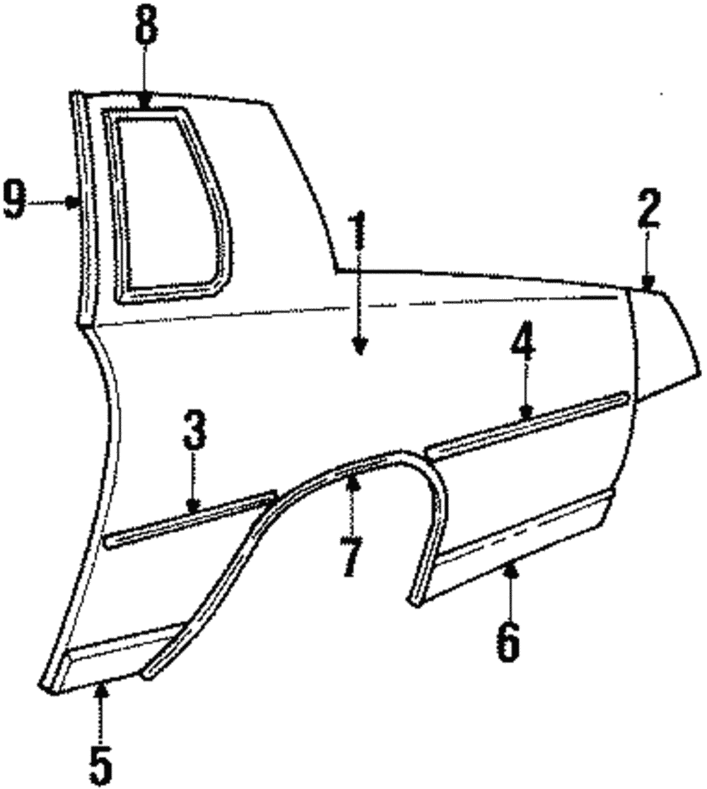 Molding Assembly, R/Q - GM (12300282)