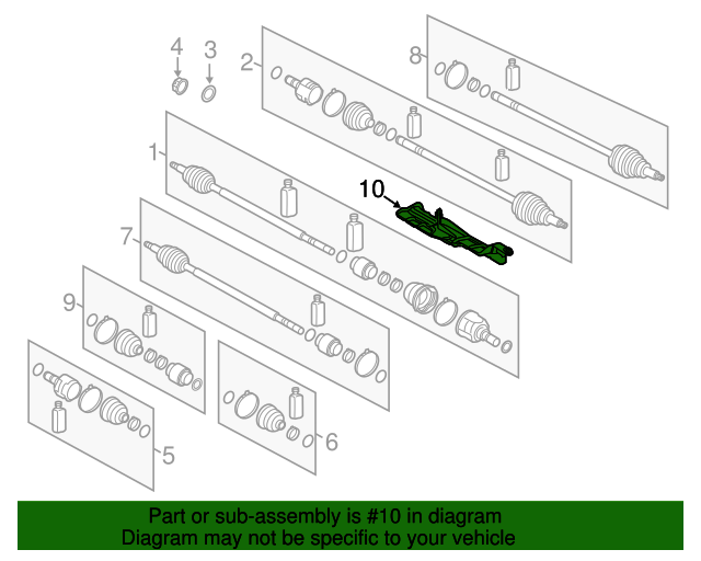 495484R100 Cv Joint Splash Shield 20112016 Kia Optima Kia.Parts Store