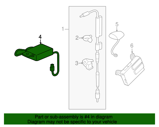 Buy A 20032005 Honda Pilot Amplifier Assembly, Glass Antenna 39155S9V