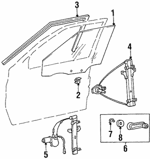 Genuine Hyundai 82380-35000-AQ Door Map Pocket Right