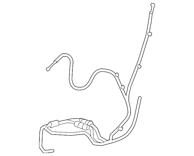 Rear Seat Inner Recliner Cable - Cadillac (84123242)