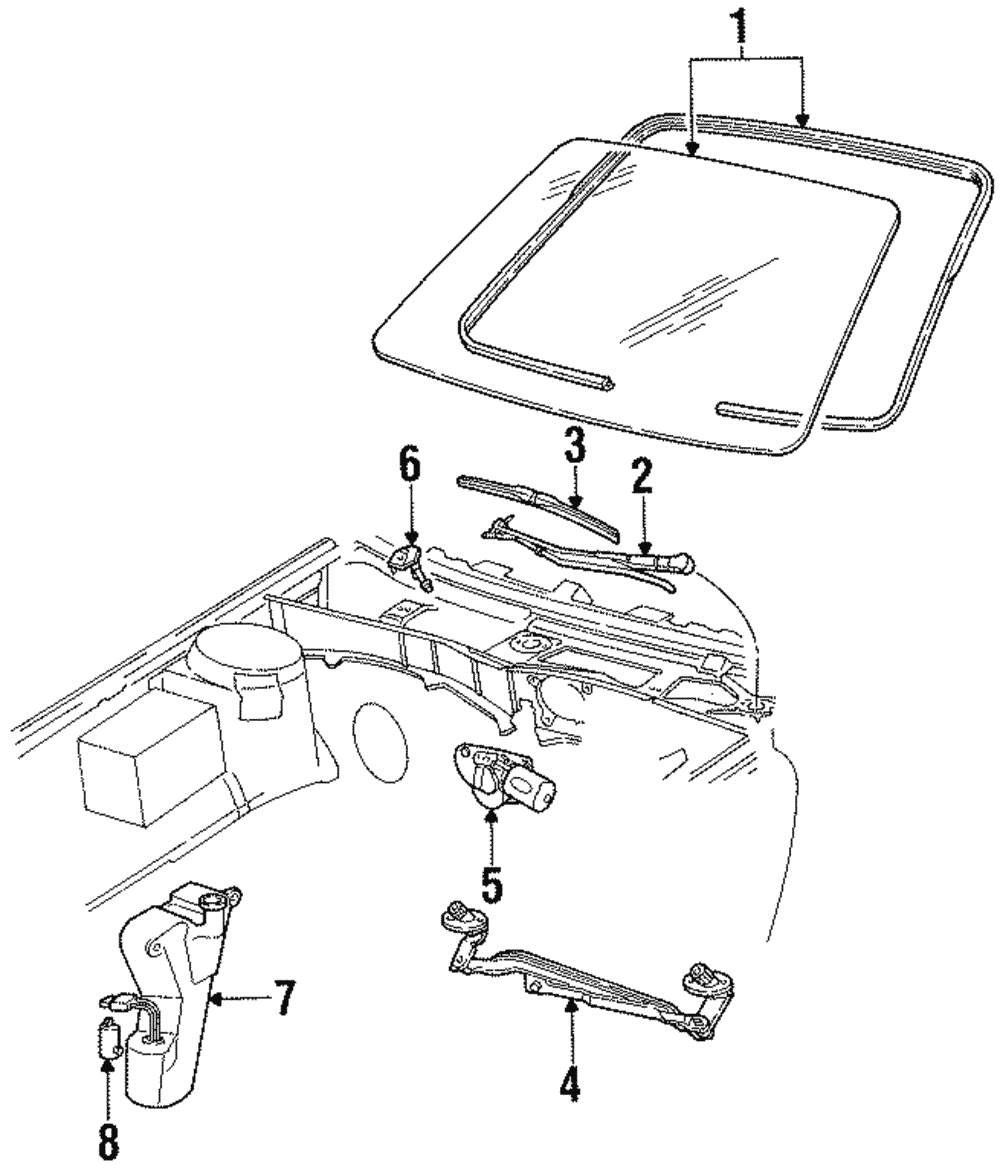Wiper Arm - Ford (E8DZ-17527-A)