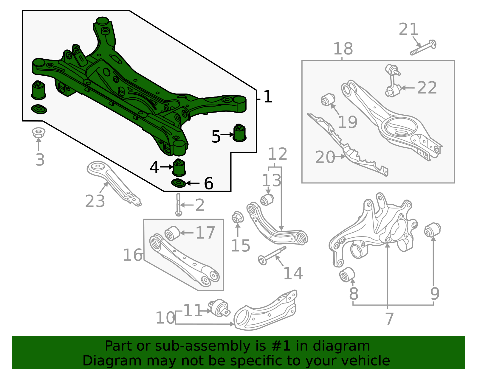 2024-2025 Hyundai Sonata Cross-Member 55405-L1550 | OEM Parts Online