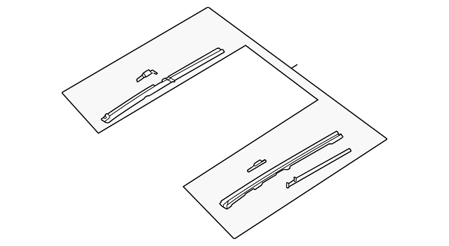 Sunroof Glass Guide Rail Repair Kit For Kia Sorento, Borrego, Sportage, Soul, Amanti