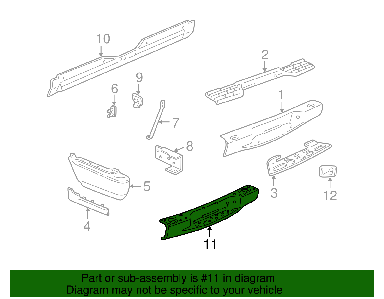 Bumper Cover - GM (12377098)