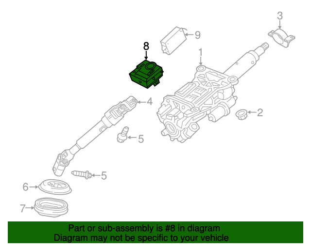 20112023 GM Steering Column Lock Control Module 23377962 OEM Parts