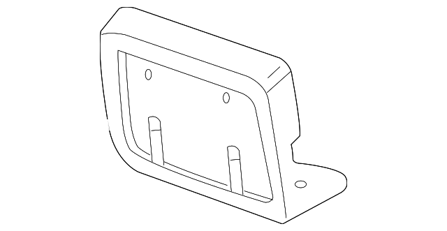 OEM Front License Plate Bracket For Ford F250 F350 F450 F550 SD Excursion