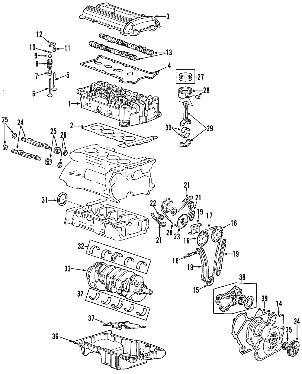 Engine Balance Shaft Chain - GM (12604864)