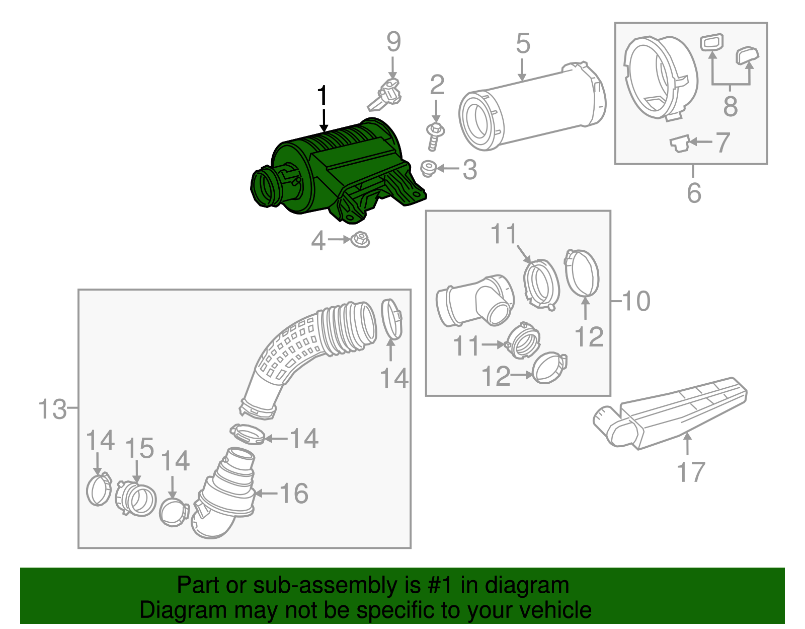 Air Cleaner Housing - GM (84392891)