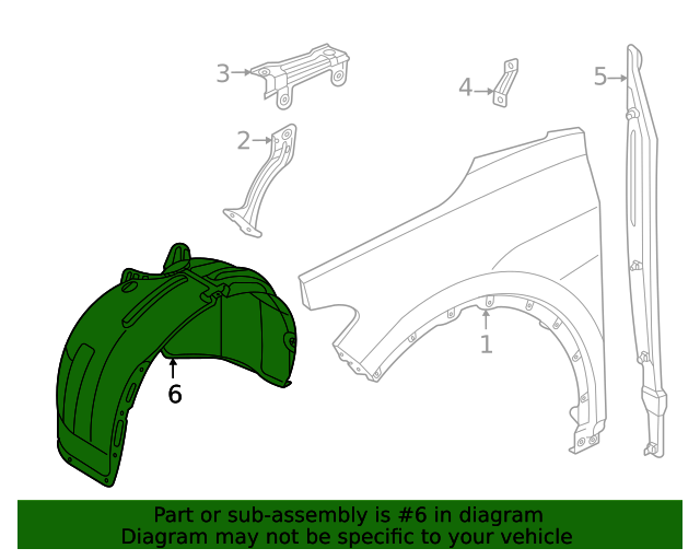 Wheel Hous 11A809957D Wholesale VW Parts