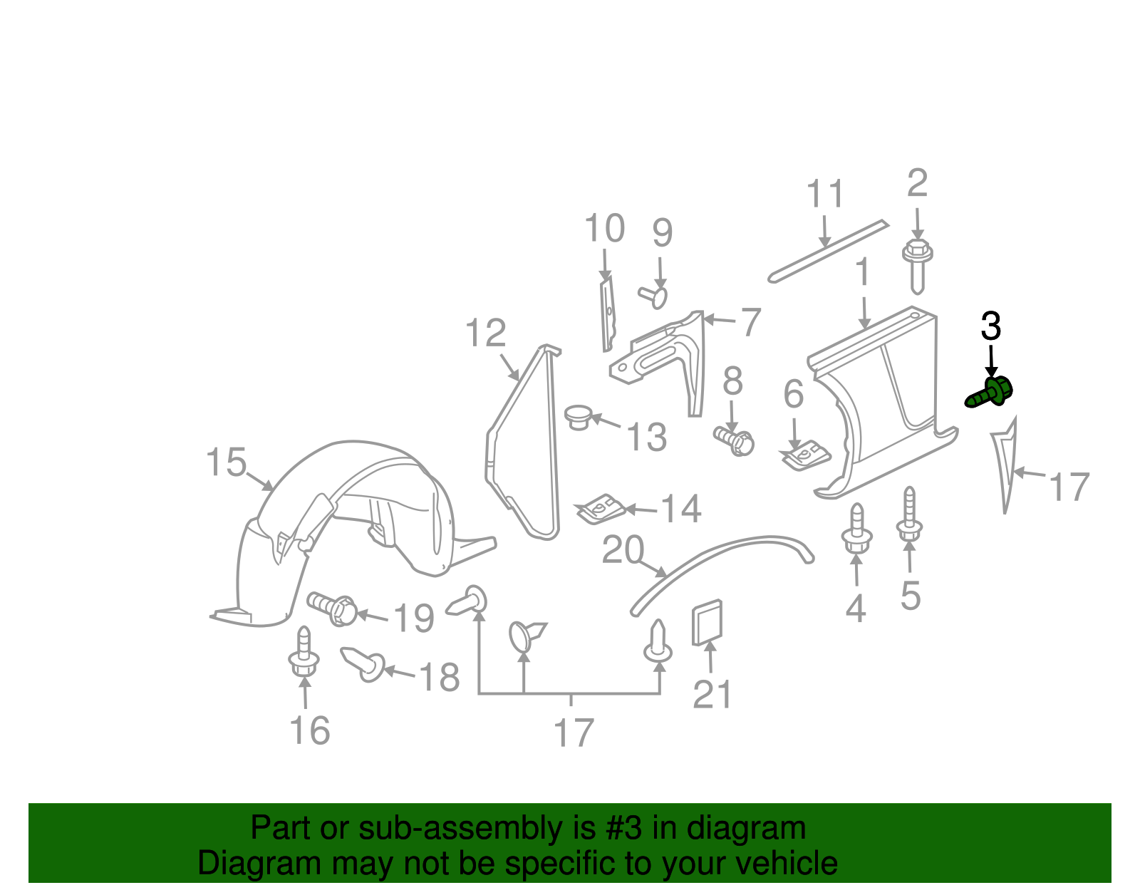 Multi-Purpose Bolt - GM (11516589)