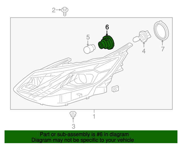 20132019 GM Front Side Turn Signal Lamp Socket 22791377 GM Flow