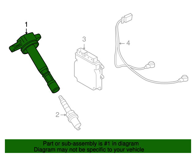 20052009 Land Rover Ignition Coil 4744015 OEM Parts Online