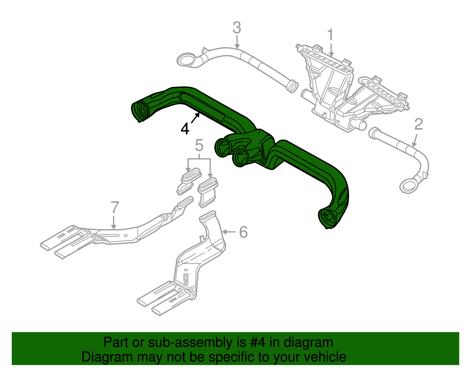 Duct - GM (96952050)