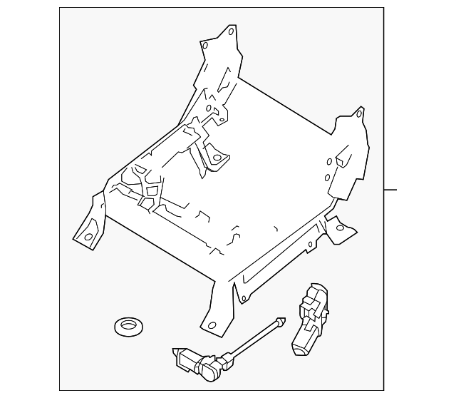 Genuine Nissan Seat Adjust Assembly 87451-ZE13B | eBay