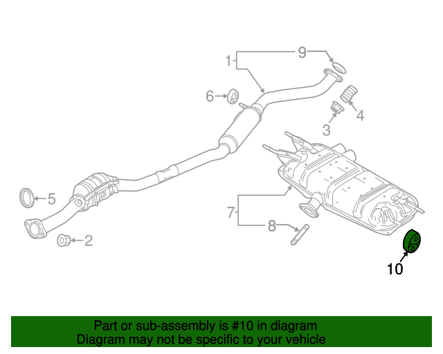 19952023 Mazda OEM NEW 199519 Mazda MX5 Miata Exhaust System Muffler