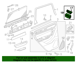 4G8-857-405-CP5 - High-Quality Ash Tray Assembly for 2017 Volkswagen