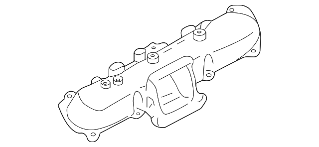 Passenger Side Lower Engine Intake Manifold - GM (97363572)