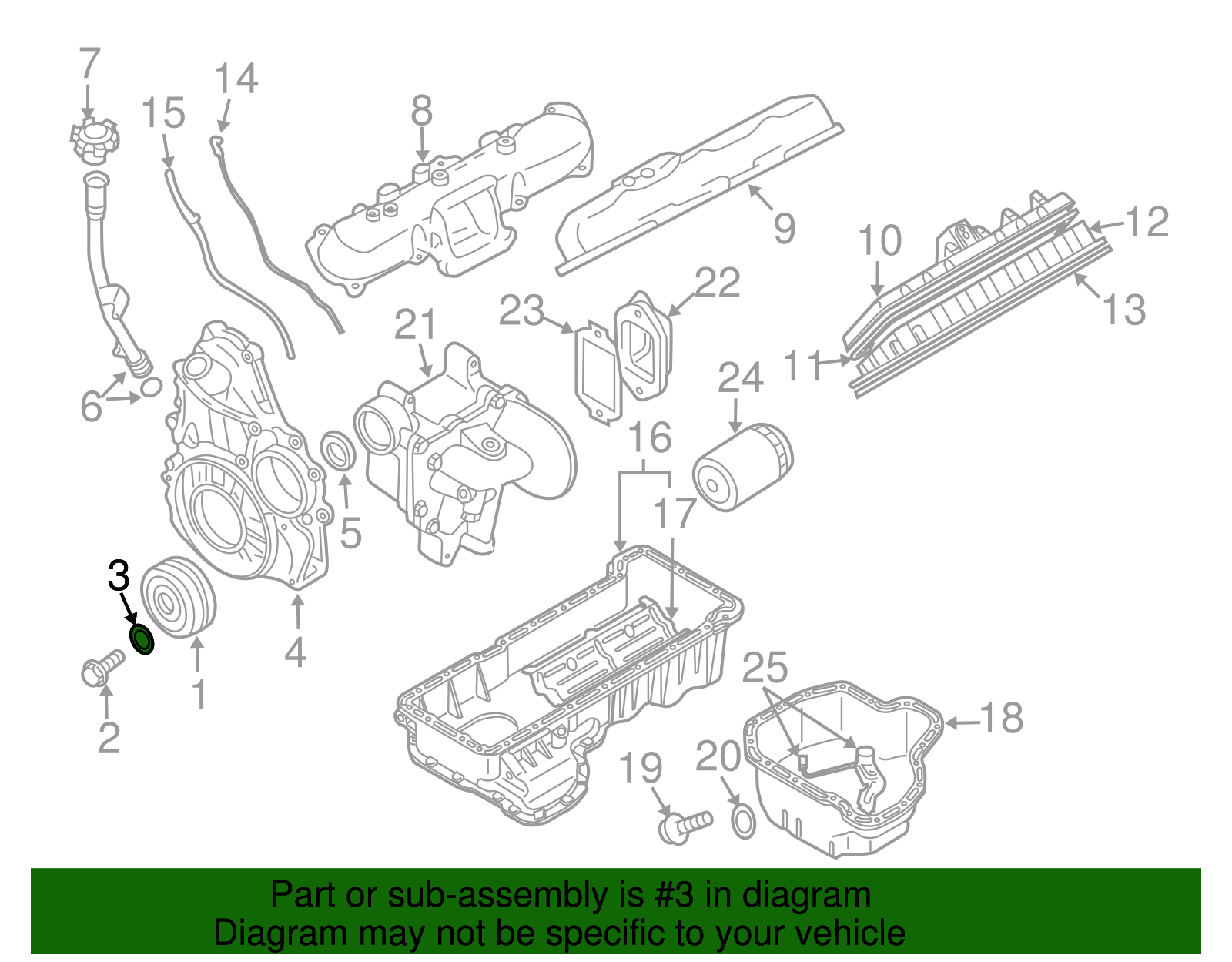 Crankshaft Balancer Washer - GM (97329602)