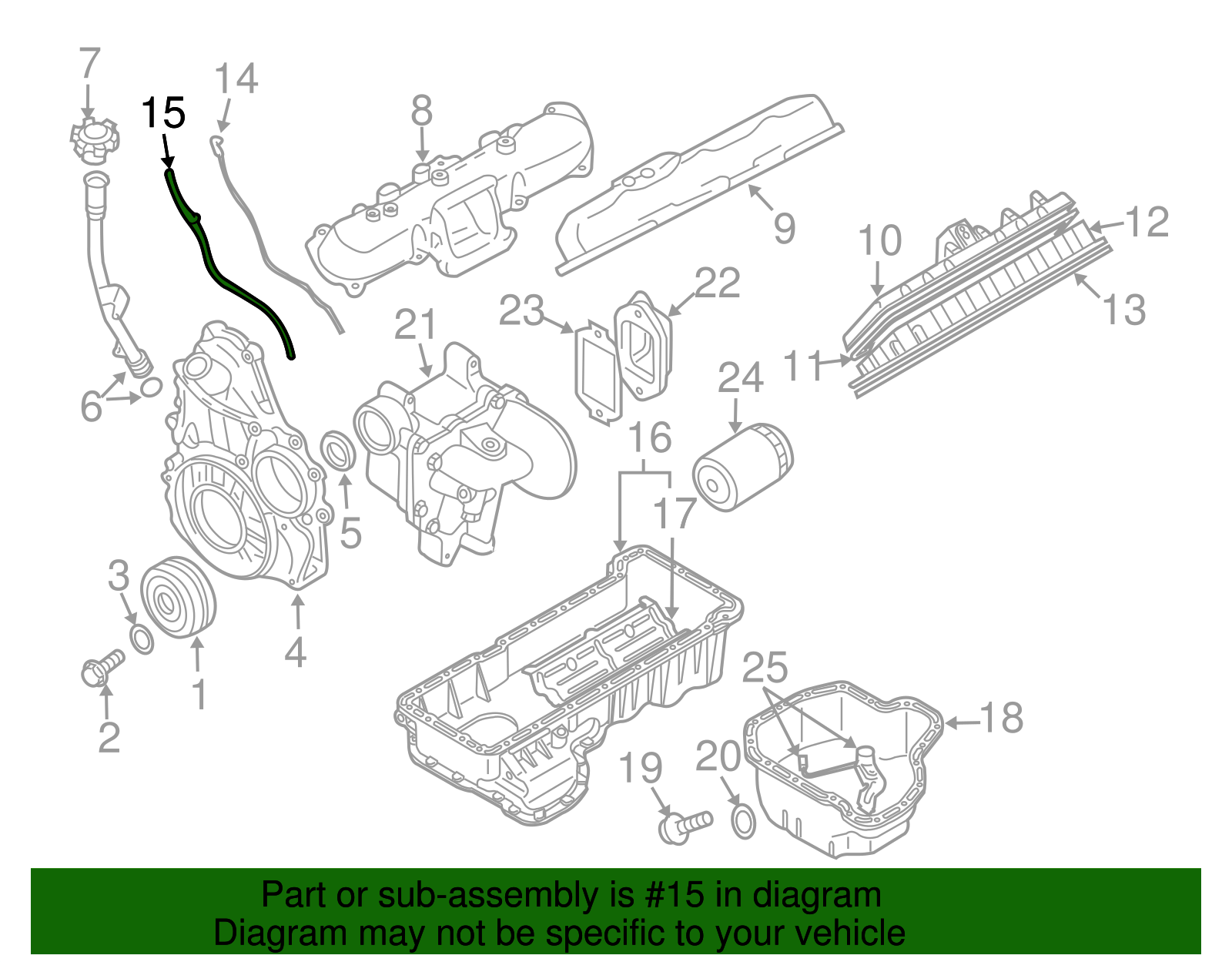 Engine Oil Level Indicator Tube - GM (97365698)