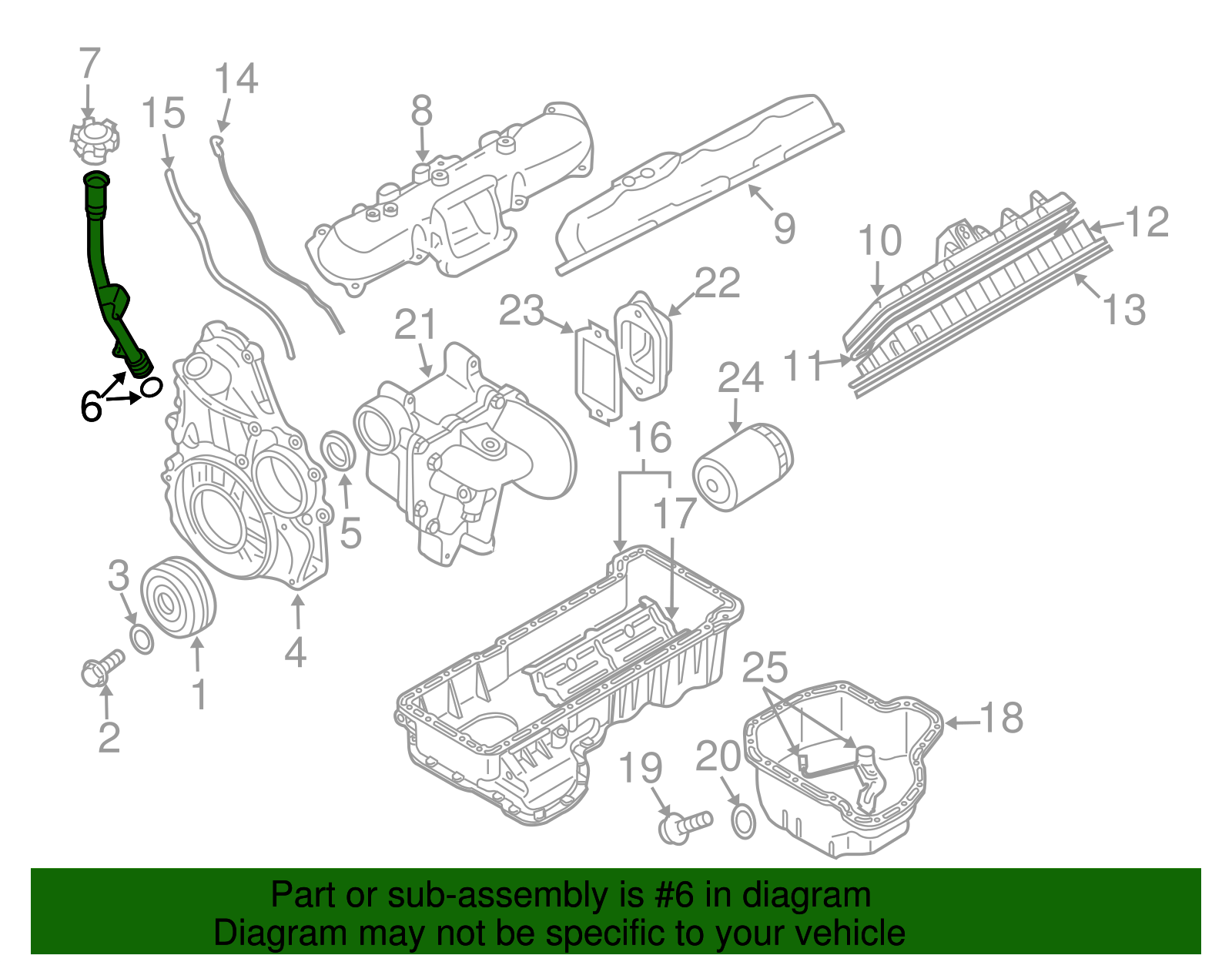 Engine Oil Filler Tube - GM (98090962)
