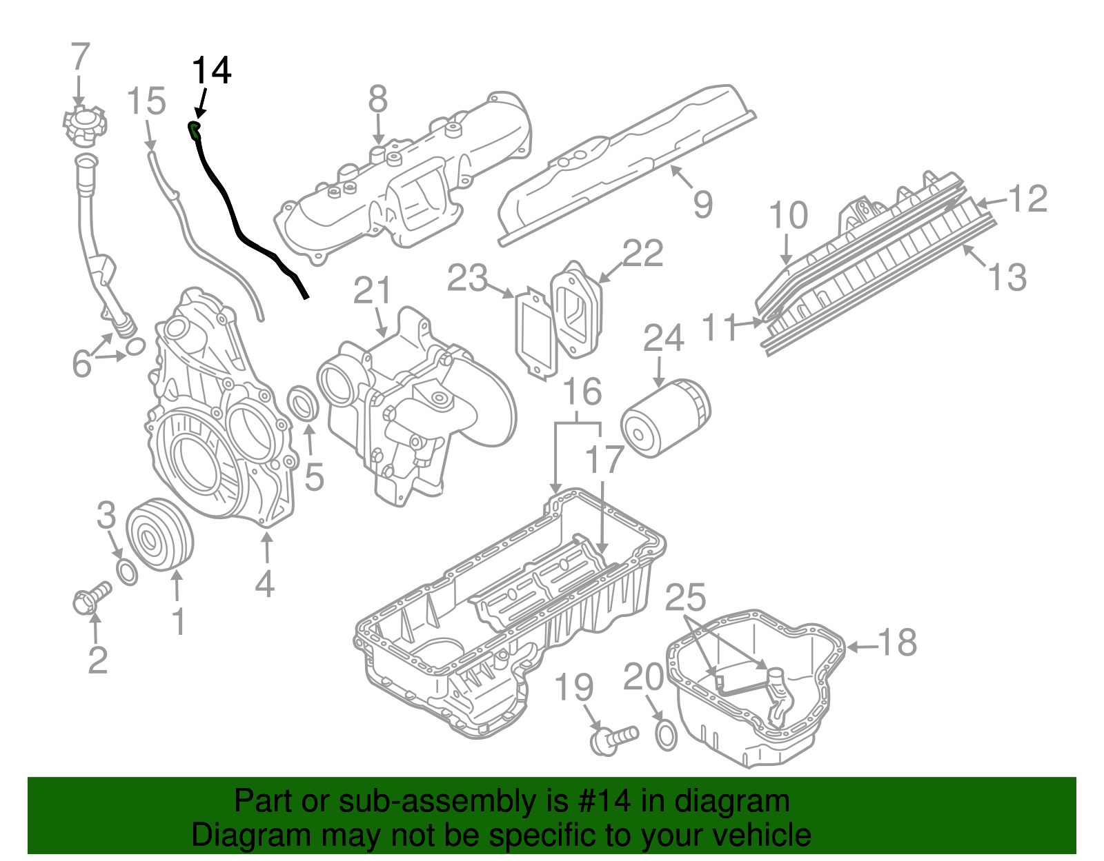 Engine Oil Dipstick - GM (97365697)
