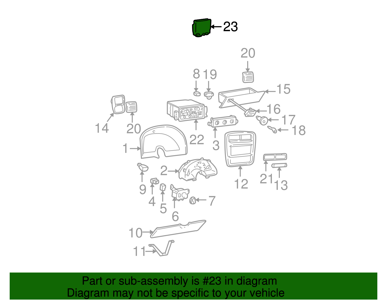 Module Assembly, Body Control - GM (9353681)