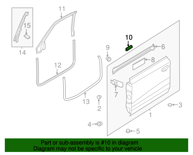 20122020 Audi Bumper Guard 4G0837311 Audi OEM Parts