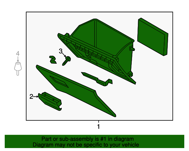 KB7W64030A02 Glove Box 20172023 Mazda CX5 MazdaSwag