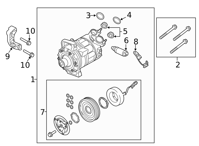 32260851 - A/C Compressor Relief Valve 2018-2024 Volvo | AutoNation Parts