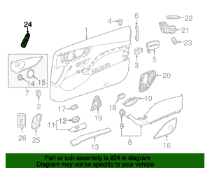 238-905-05-01-64-9051 - Switch Block Mercedes-Benz USA Parts