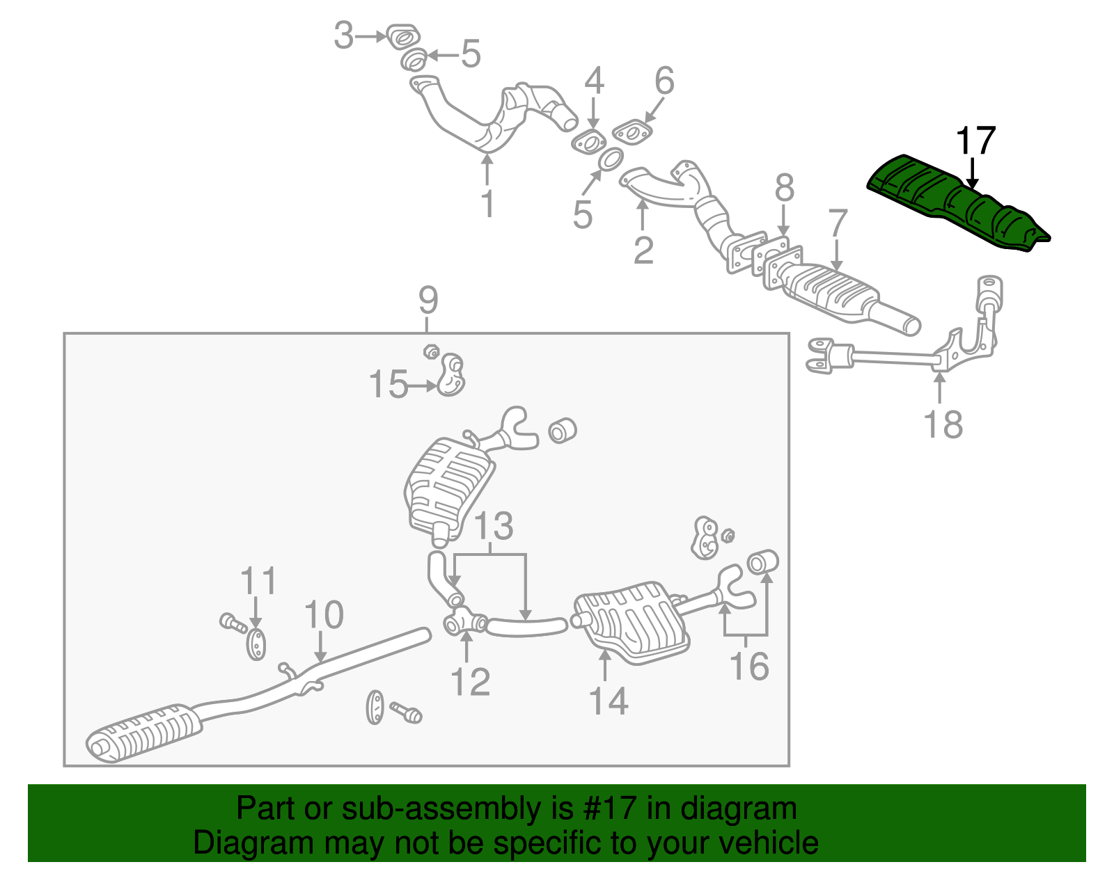 Heat Shield - GM (25657568)