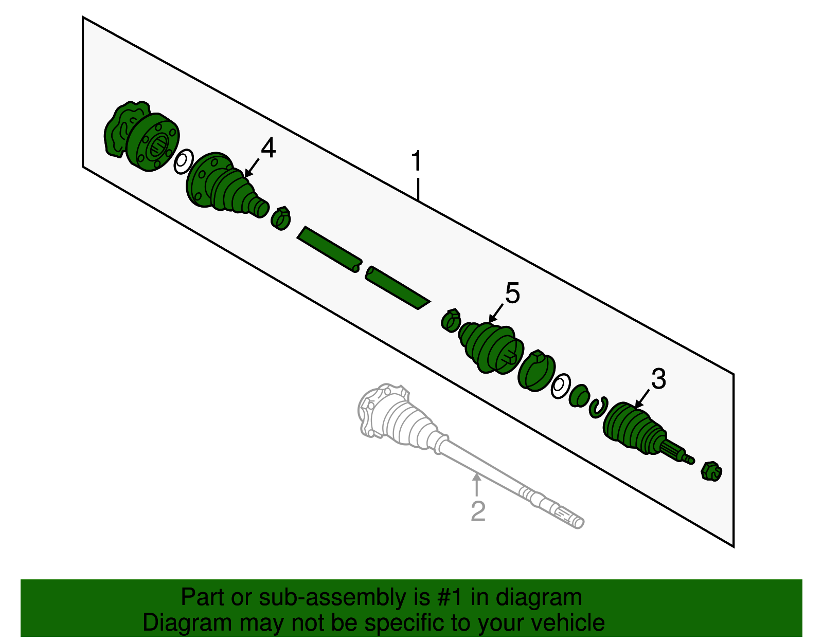 Axle Assembly - Volkswagen (JZW-407-449-NX)