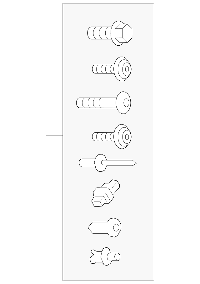 Audi Oem Fender Hardware Kit Part 4g0 098 625 Oem Vehicle Parts