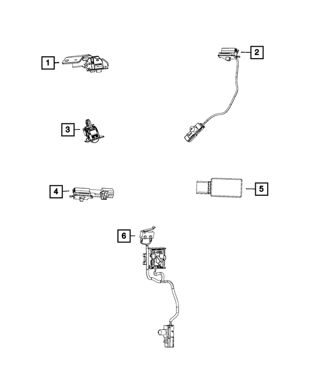 2018 Jeep Wrangler Cup Holder Lamp 68306930AB Mopar Estores