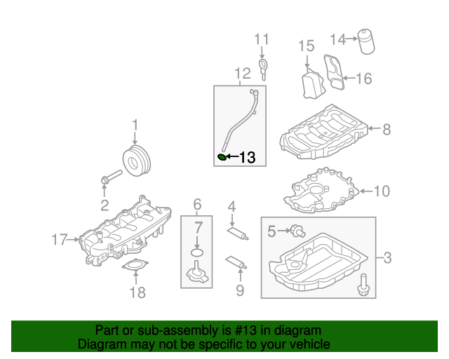 2008-2023 Audi Tube O-Ring WHT-003-463 | Audi USA Parts