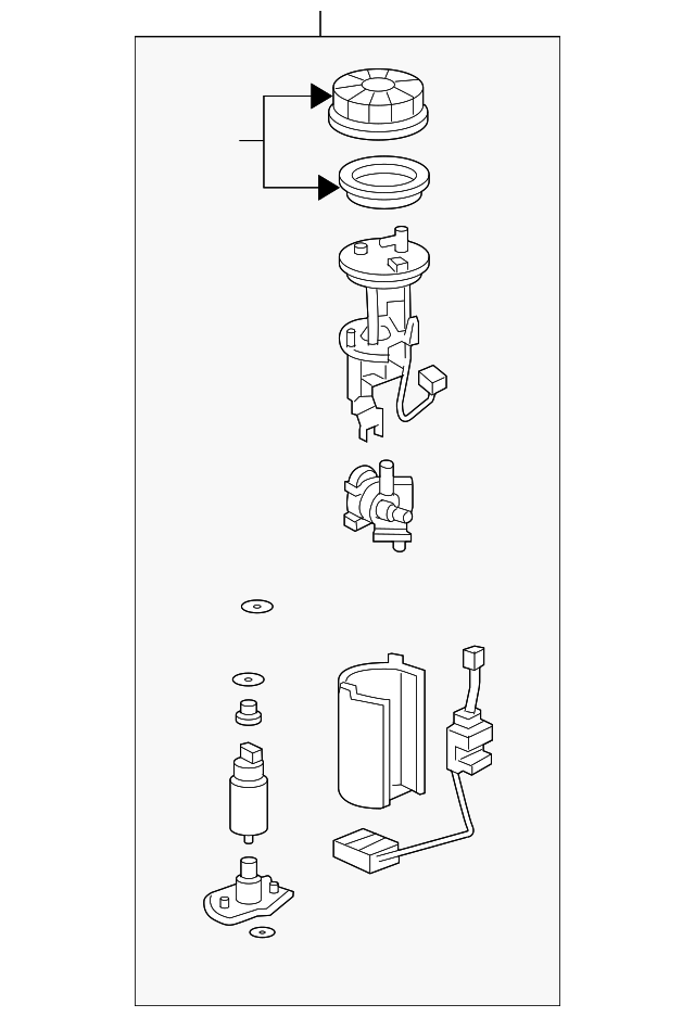 20042008 Acura TL Module Assembly, Fuel Pump 17045SEPA01 Acura