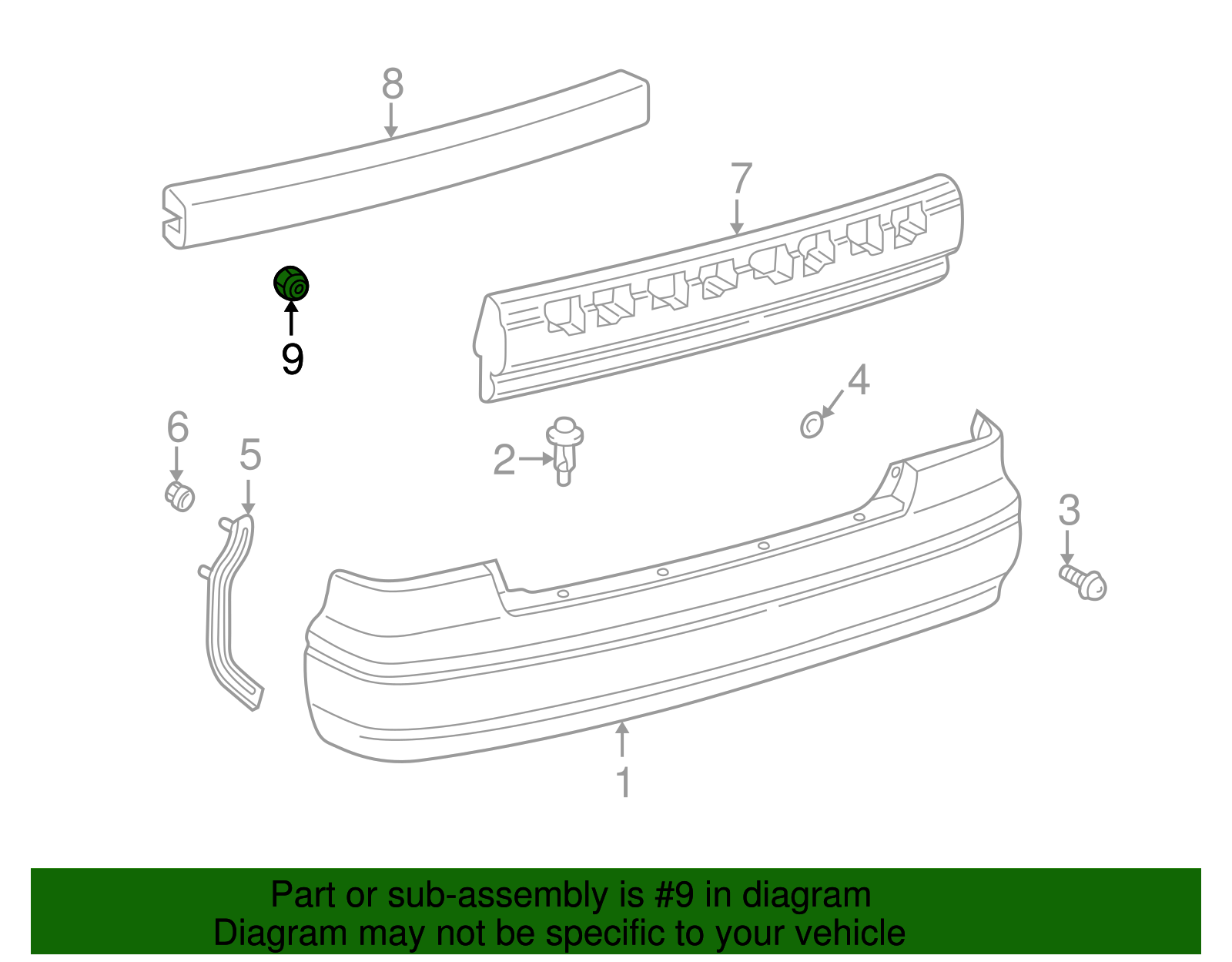 Reinforcement Nut - Toyota (90179-10113)