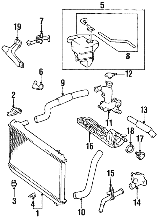 Toyota 16535-62031 Radiator