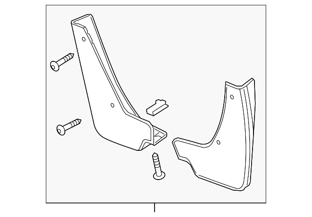 Rear Splash Guards in Black - GM (84051309)