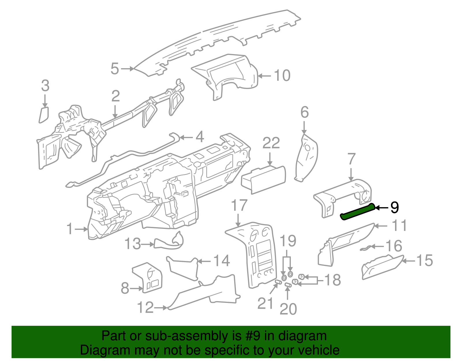 Handle - GM (15237459)