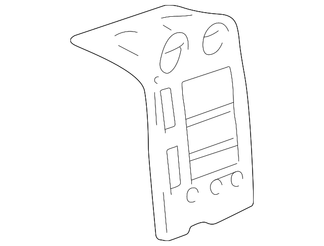 Bezel Assembly-I/P Acsry                     *Ebony - GM (25819206)