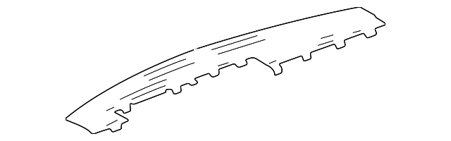Ebony Instrument Panel Upper Trim Panel - GM (15142915)