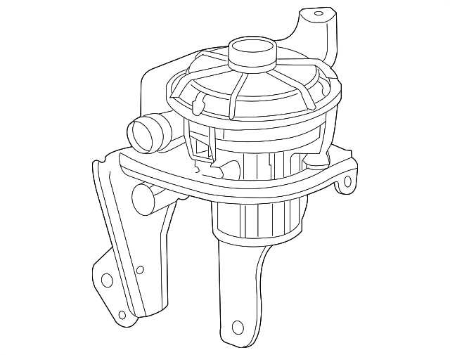 12621090 GM Secondary Air Injection Pump with Bracket GM Parts Store