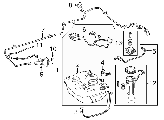 2013-2015 Mercedes-Benz GLK 250 Harness 204-440-86-40-64 | MB OEM Parts