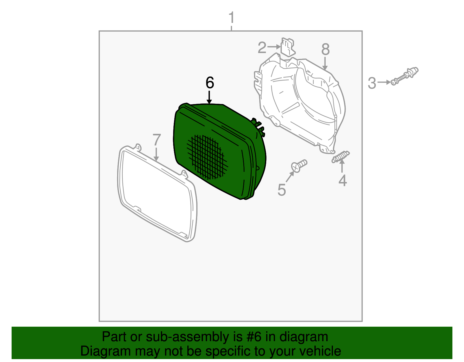 Headlight Left, Right - Toyota (00234-60H54)